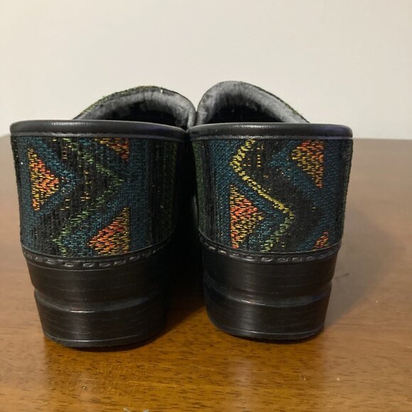 Dansko Clogs Womens 42/10.5 Mens 9.5 Multicolor Geometric Pattern Italy - Picture 4 of 14